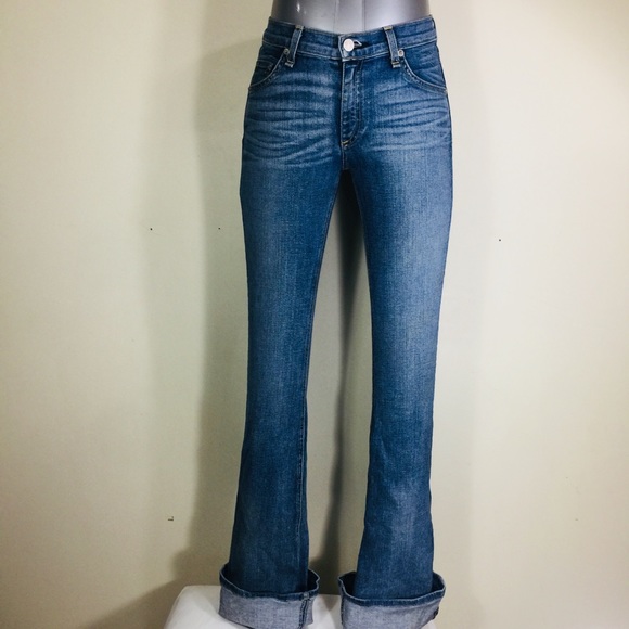 Rag & Bone Women’s Elephant Bell Jeans Sz 27 - Picture 6 of 8